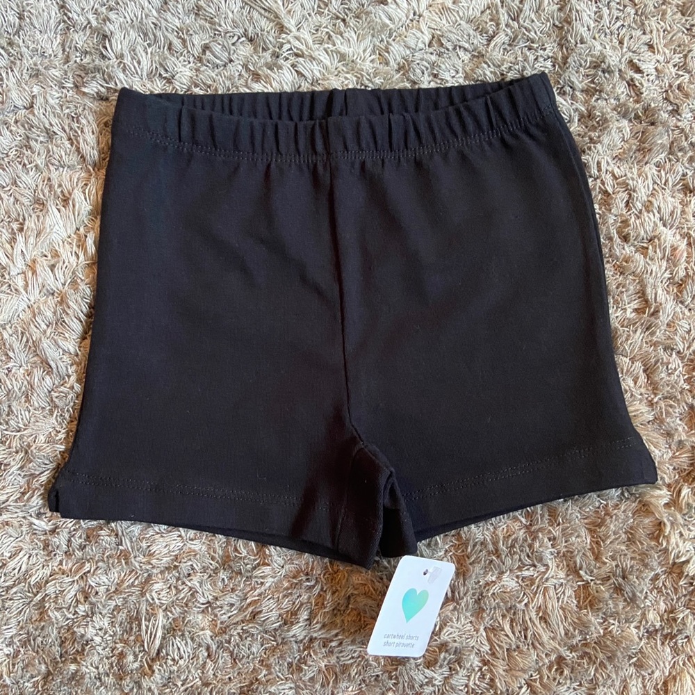 NWT🎉 Toddler Black Cartwheel Shorts